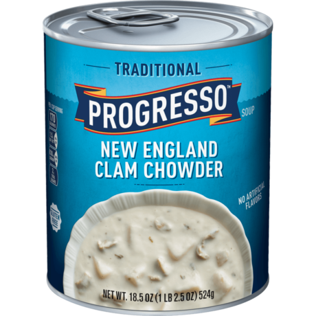 Traditional New England Clam Chowder Canned Soup | Progresso